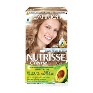 Garnier Nutrisse Cr&egrave;me Permenant Hair Colour 8 Blonde