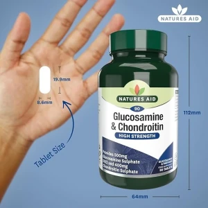 Natures Aid Glucosamine 500mg MSM 500mg & Chondroitin 100mg (90 tabs) Natures Aid Glucosamine 500mg MSM 500mg & Chondroitin 100mg (90 tabs)