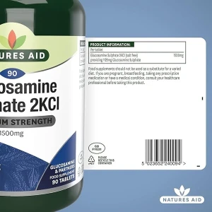 Natures Aid Glucosamine Sulphate 1500mg (90tabs) Natures Aid Glucosamine Sulphate 1500mg (90tabs)