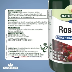 Natures Aid Rosehip 750mg (120caps) Natures Aid Rosehip 750mg (120caps)