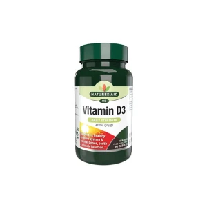 Natures Aid  Vitamin D 10ug (90 tabs)