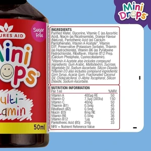Natures Aid Multi Vitamin Drops Infants & Children (50ml)