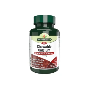 Natures Aid Calcium (Chewable) 400mg (60 tabs)