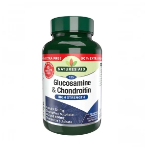 Natures Aid Glucosamine 500mg & Chondroitin 400mg (135 tabs) Natures Aid Glucosamine 500mg & Chondroitin 400mg (135 tabs)