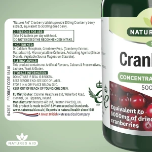 Natures Aid Cranberry 200mg (30tabs)