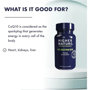 Higher Nature Co-enzyme Q10 (90tabs)