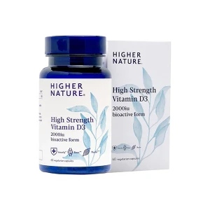 Higher Nature High Strength Vitamin D3 2000iu (60 Caps)