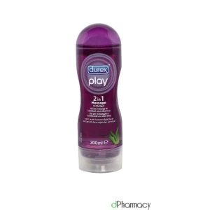 Durex Play 2 In 1 Massage Aloe Vera 200ml Durex Play 2 In 1 Massage Aloe Vera 200ml