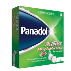 Panadol Actifast 500mg Soluble Tablets 12 Pack