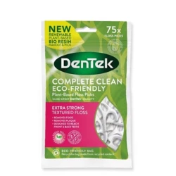 Dentek Eco Friendly Complete Clean Back Teeth Flossers 75pk Dentek Eco Friendly Complete Clean Back Teeth Flossers 75pk