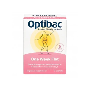 Optibac Probiotics Flat Stomach 7 Sachets - Digestive Support