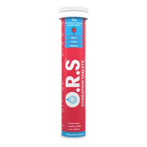 ORS Rehydration Salts Strawberry 24 Tablets