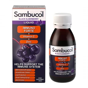 Sambucol Black Elderberry Liquid Extract Immuno Forte Formula 120Ml
