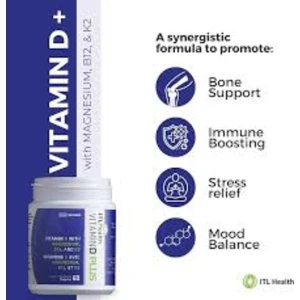 Vital Vitamin D Plus Mag B12 K2 (60caps)