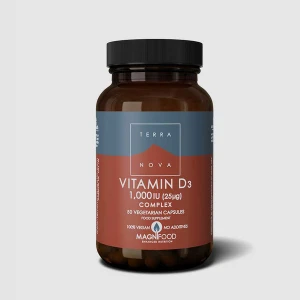 Terranova Nutrition Vitamin D 1000iu Complex Vegan (50caps)