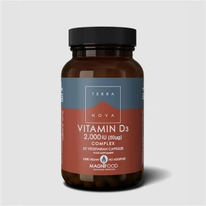 Terranova Nutrition Vitamin D 2000iu Complex Vegan (100caps)