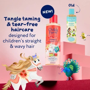Childs Farm Tangle Taming Shampoo Strawberry & Mint 250ml Childs Farm Tangle Taming Shampoo Strawberry & Mint 250ml