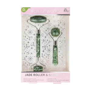 Brush Works Jade Roller & Globe Set Brush Works Jade Roller & Globe Set