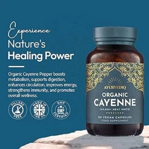 Ayurvediq Wellness Original Cayanne Pepper Caps (60caps)