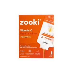 Zooki Liposomal Vitamin C 1000mg Citrus Orange (30 Sachets)