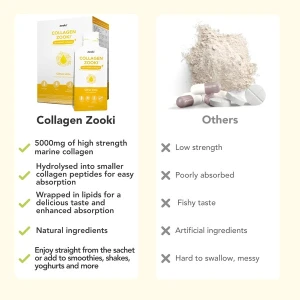 Zooki Marine Collagen 5000mg Citrus Lime (30 Sachets)