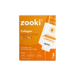 Zooki Super Strength Marine Collagen 11000mg Mango Peach (30 Sachets)