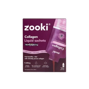 Zooki Super Strength Marine Collagen 11000mg Blackcurrant (30 Sachets)