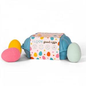 I Love Good Eggs Mini Bath Fizzer Set