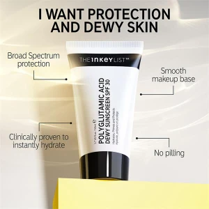 The Inkey List Polyglutamic Acid Dewy Sunscreen Spf30 50ml