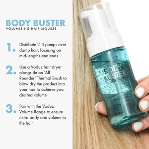 Voduz Body Buster Volumising Hair Mousse 125ml