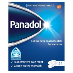 Panadol 500Mg Film Coated Tablets 24 Pack