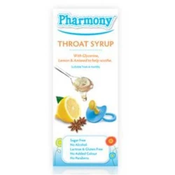 Pharmony Throat Cough Syrup 100Ml Pharmony Throat Cough Syrup 100Ml