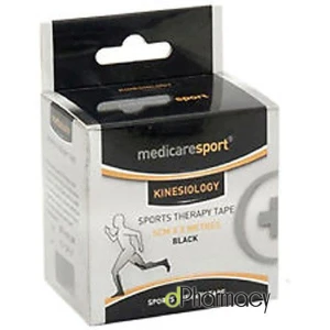 Medicare Sport Kinesiology Tape 5X5Cm Black Medicare Sport Kinesiology Tape 5X5Cm Black