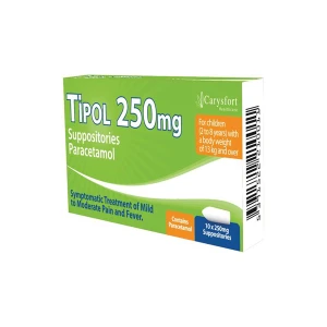 Tipol 250mg Parcetamol Suppositories Tipol 250mg Parcetamol Suppositories