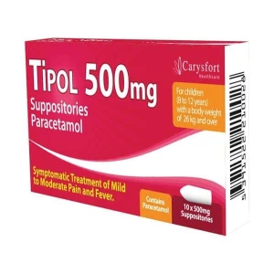 Tipol 500mg Paracetamol Suppositories Tipol 500mg Paracetamol Suppositories