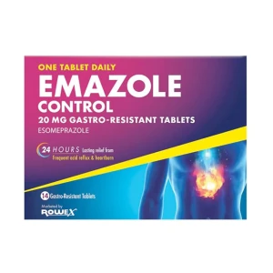 Emazole Control 20 Mg Gastro-resistant Tablets 28 Emazole Control 20 Mg Gastro-resistant Tablets 28