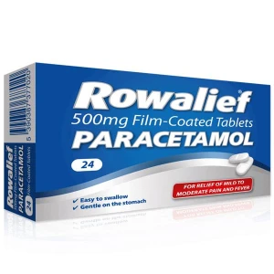 Rowalief 500mg Paracetamol 24 Tablets Rowalief 500mg Paracetamol 24 Tablets