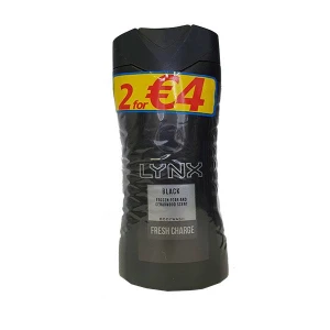 Lynx Shower Gel Dark Temptation & Black 2x250ml Lynx Shower Gel Dark Temptation & Black 2x250ml