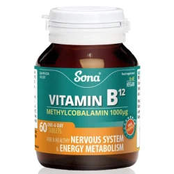 Sona Vitamin B12 500ug (60) Sona Vitamin B12 500ug (60)