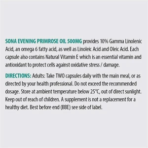 Sona Evening Primrose Oil 1000mg Capsules (30) Sona Evening Primrose Oil 1000mg Capsules (30)