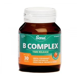Sona B Complex 50 Time Release Tablets Pack 30 Sona B Complex 50 Time Release Tablets Pack 30