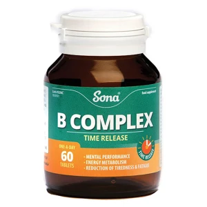 Sona B Complex 50 Time Release Tablets Pack 60 Sona B Complex 50 Time Release Tablets Pack 60