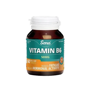 Sona Vitamin B6 50Mg One A Day Tablets (60) Sona Vitamin B6 50Mg One A Day Tablets (60)