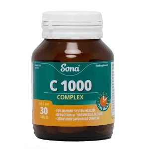 Sona Natural Vitamin C Complex 1000mg (30) Sona Natural Vitamin C Complex 1000mg (30)