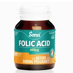 Sona Folic Acid 400Mg Tablets (90) Sona Folic Acid 400Mg Tablets (90)