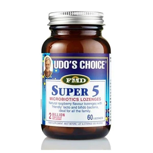 Udos Choice Super 5 Microbiotic Lozenges (60) Udos Choice Super 5 Microbiotic Lozenges (60)