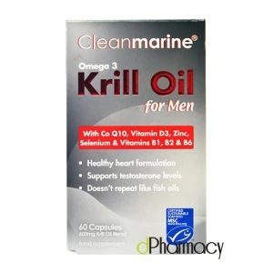 Cleanmarine Krill Oil For Men Capsules 60 Cleanmarine Krill Oil For Men Capsules 60