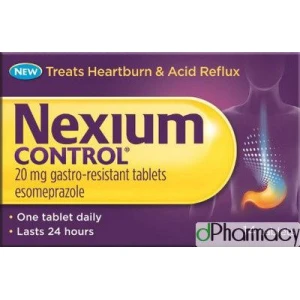 Nexium Control 20Mg Gastro Resistant Tablets 14