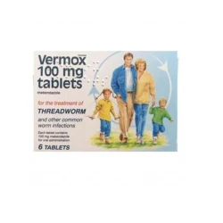 Vermox 100mg Tablets (6) Vermox 100mg Tablets (6)