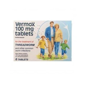 Vermox 100mg Tablets (6) Vermox 100mg Tablets (6)